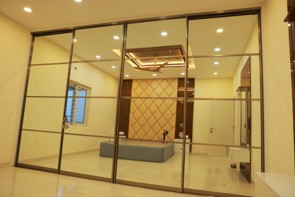 Living Room with Bookshelf