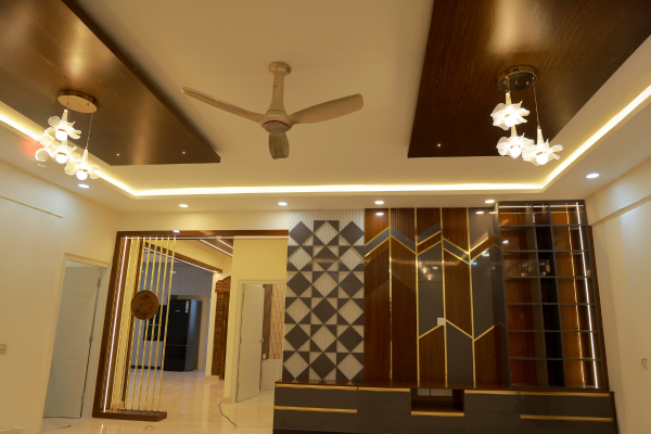 Living Room with Low TV Unit